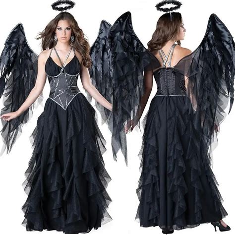 dark sexy angel|Women's Sexy Black Angel Costume .